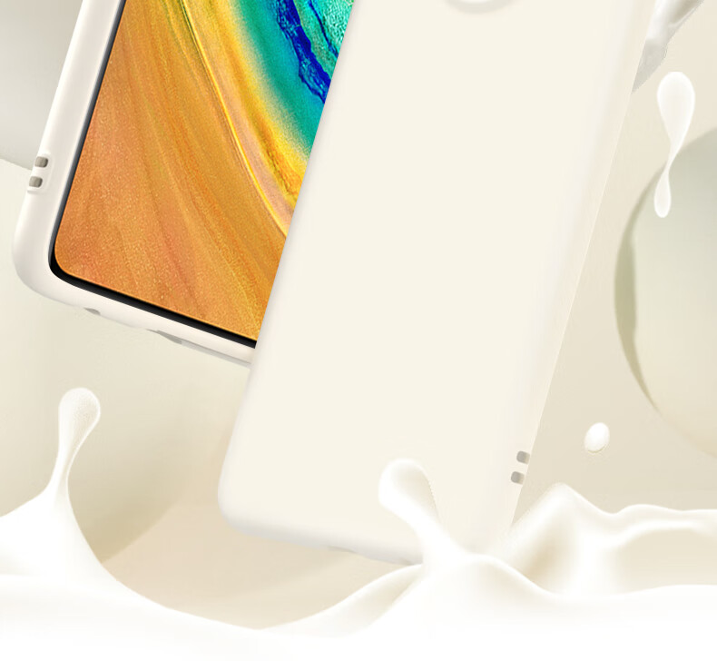 Чехол для Huawei Mate30, силиконовый, противоударный, черный