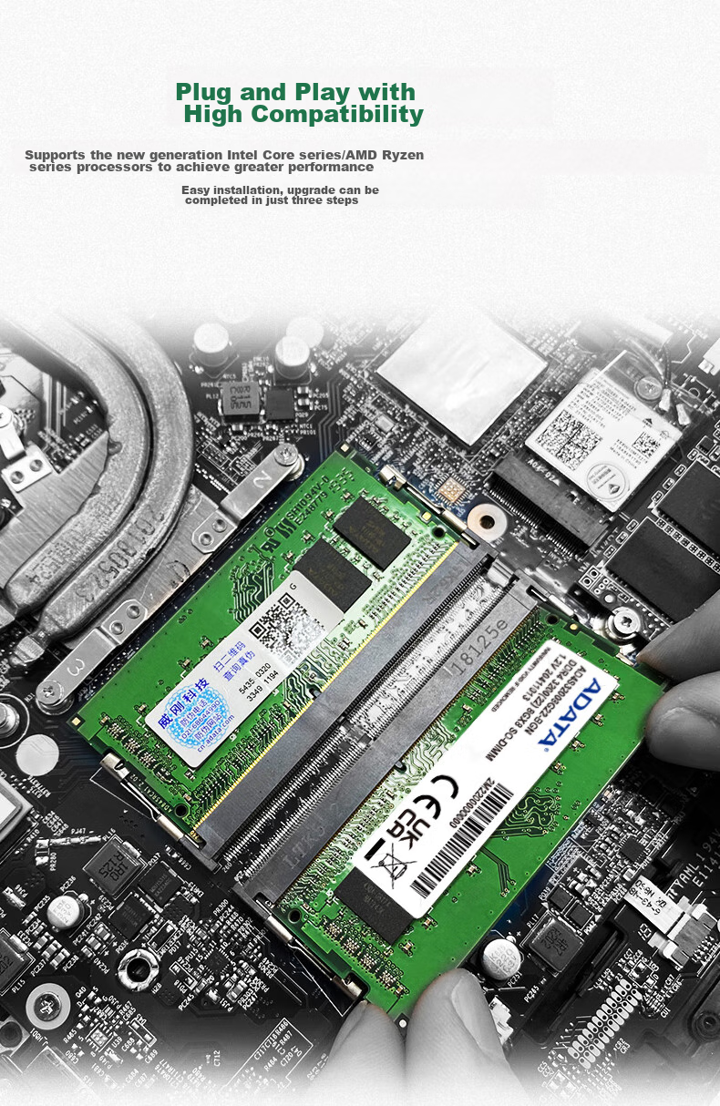 Оперативная память ADATA 16GB DDR4 3200 МГц SO-DIMM для ноутбука