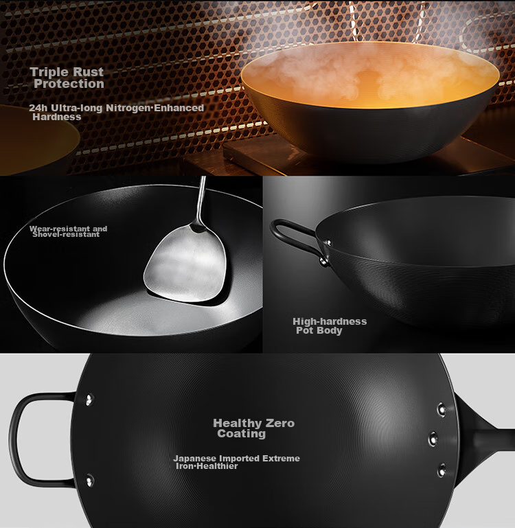 Сковорода COOKER KING из нержавеющей стали для дома, 30 см, антипригарная, для газовых плит