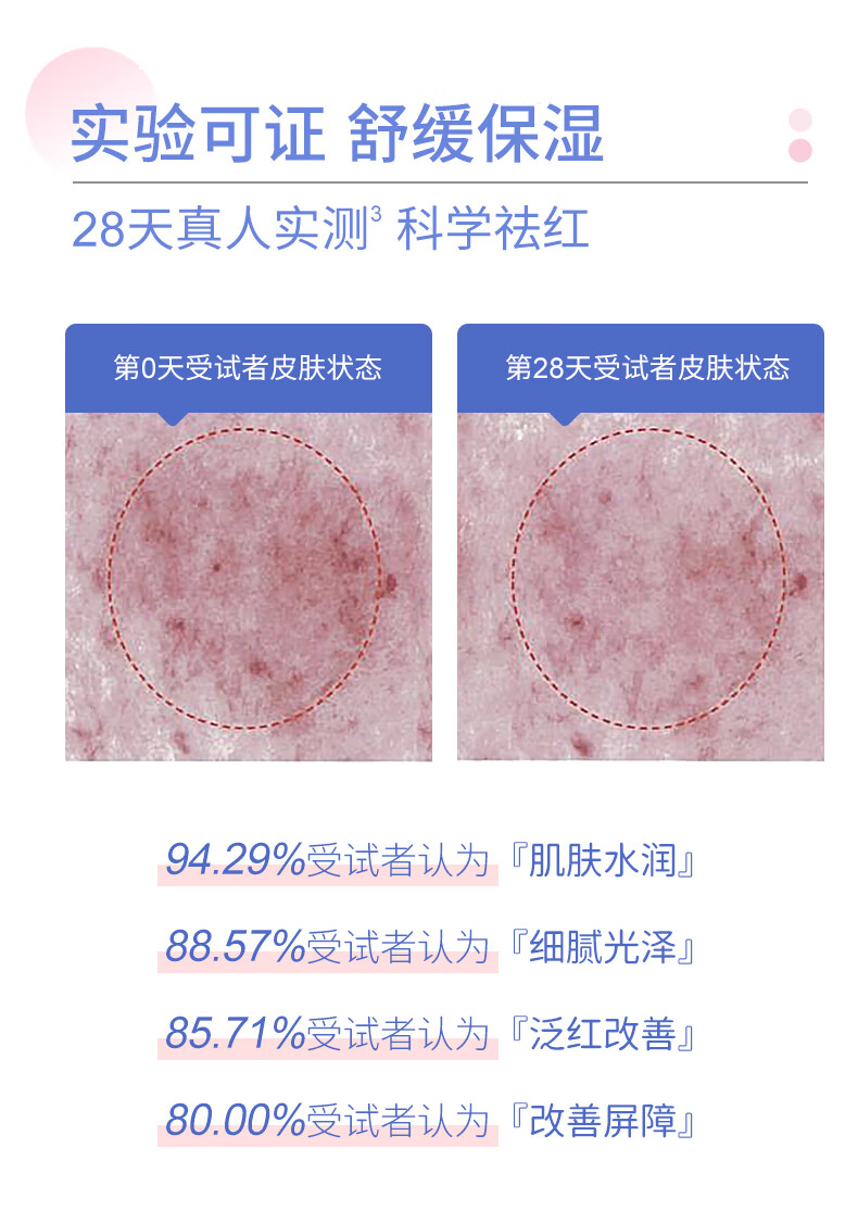 芙清密钥 保湿呵护面霜舒缓水润干敏皮锁水屏障护肤品女 保湿修护面霜15g