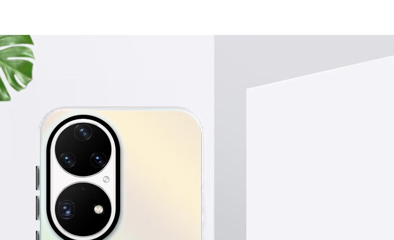 Противоударный чехол Baozou для Huawei P50 Pro, силиконовый, мягкий край, простой, лазерный градиент, матовый, жесткая задняя панель, серый