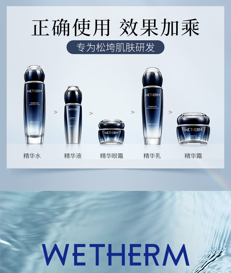 温碧泉套装 初生奢享护肤化妆品水精华眼霜面霜礼盒 抗皱补水 中秋礼物