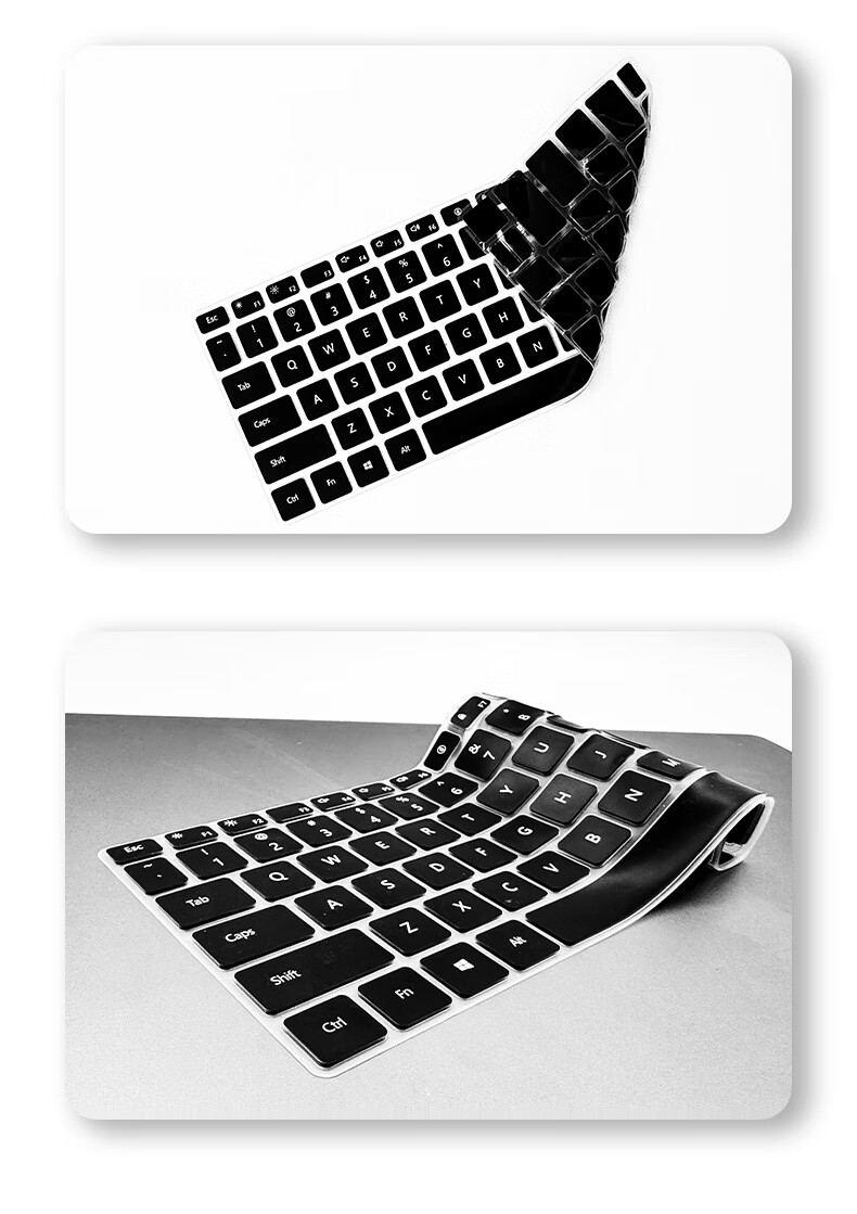 Защитная пленка для клавиатуры Jiasu для Huawei MateBook E, черная, водонепроницаемая и пыленепроницаемая, тонкая, невидимая, не спадающая