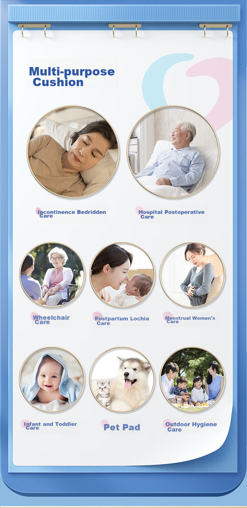Впитывающие пеленки Elderjoy, размер L, 10 шт., 60*90 см, для ухода за лежачими больными, послеродового периода, детей и взрослых