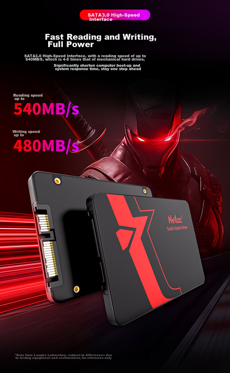 SSD-накопитель Netac N520S 1TB SATA III