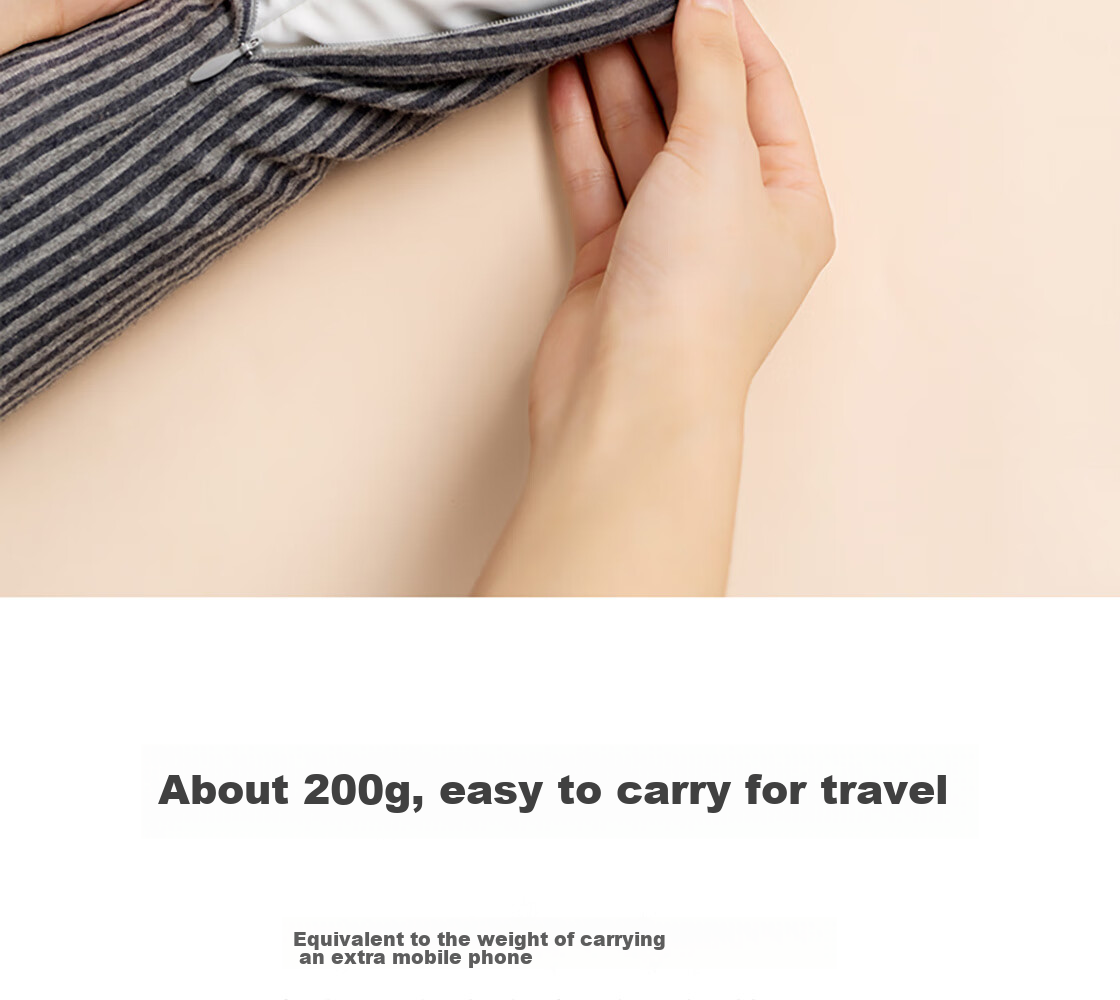 MINISO Подушка для шеи, U-образная, для путешествий, для офиса, сине-серая