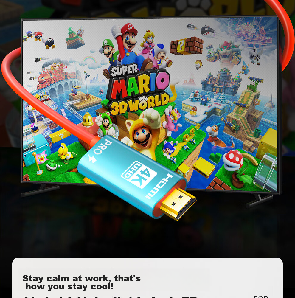 Кабель ULT-unite Type-C на HDMI 4K 60Hz, 2 метра, для Nintendo Switch, телефонов, компьютеров, с поддержкой PD зарядки