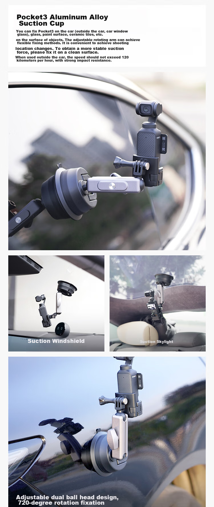 MAXCAM, портативный селфи-штатив для DJI Osmo Pocket 3, настольная подставка для видеоблогов, аксессуар