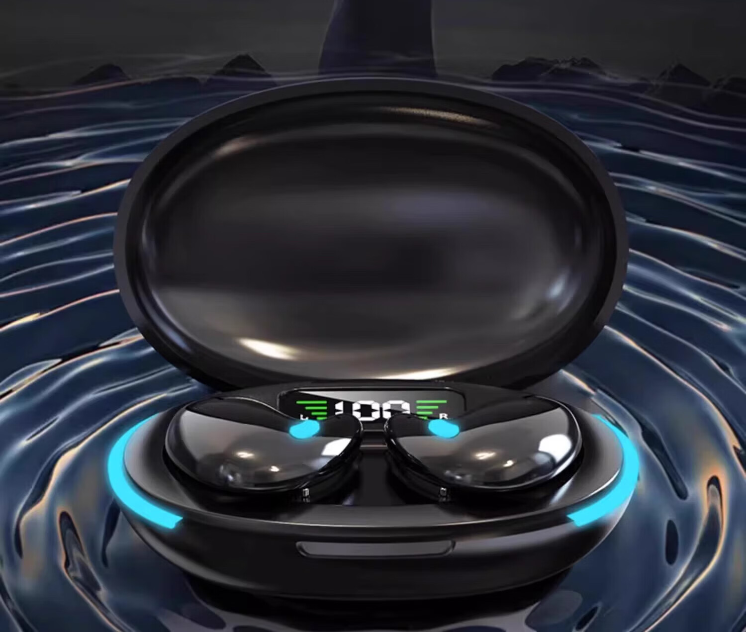 Беспроводные наушники Chuang с костной проводимостью, Bluetooth, для сна, ультратонкие, с длительным временем работы от аккумулятора