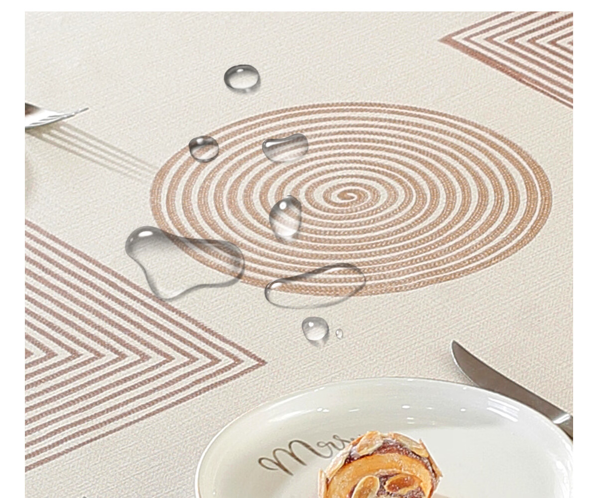 Скатерть Ali Tablecloth, водонепроницаемая, маслостойкая, термостойкая, ПВХ, прямоугольная, 90x140 см, дизайн "Счастливый шар"
