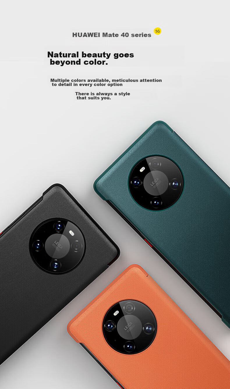 Чехол-книжка Ekakashop для Huawei Mate40, черный, кожаный, бизнес-стиль, с умным окном