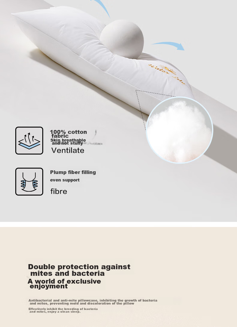 Подушка BEYOND Home Textile, 48*74 см, набор из 2 штук, с вышивкой, средняя, хлопок, полиэстер