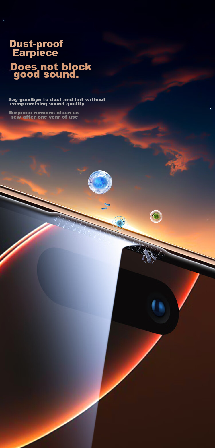 Защитное стекло Yisika для iPhone 16 Pro Max, закаленное, противоударное, антиотпечатки, HD, 2 шт. + набор инструментов