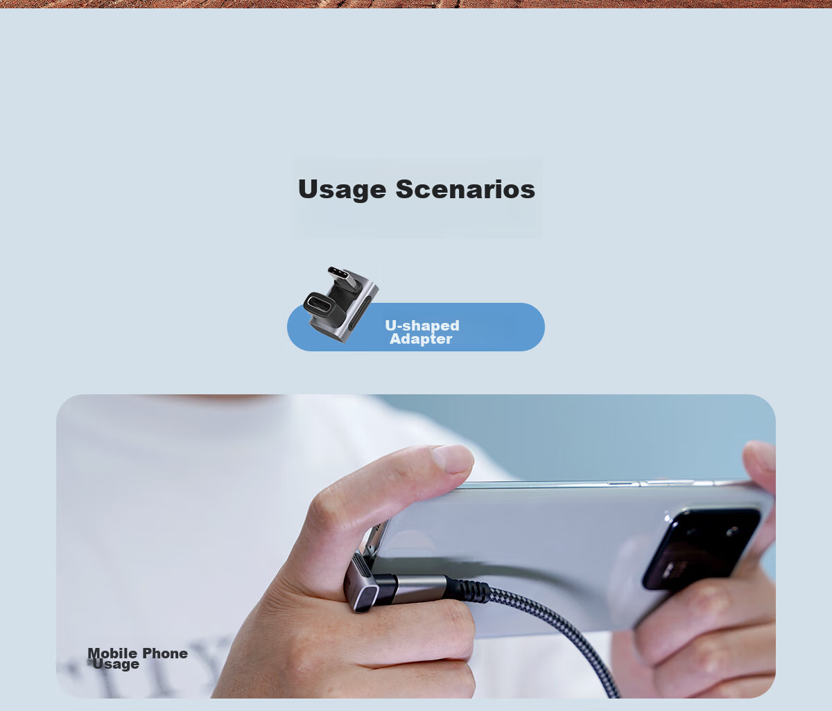 Переходник Hagibis Type-C угловой 90 градусов, Thunderbolt 4, USB4, Male-Female, для iPhone 16 и компьютеров