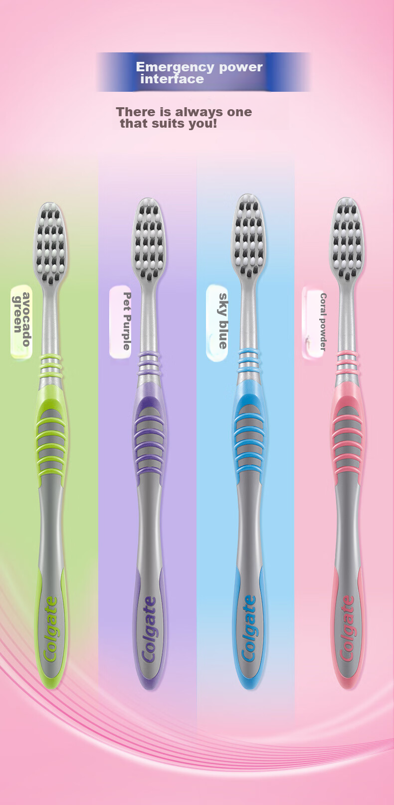 Зубная щетка Colgate с мягкой щетиной