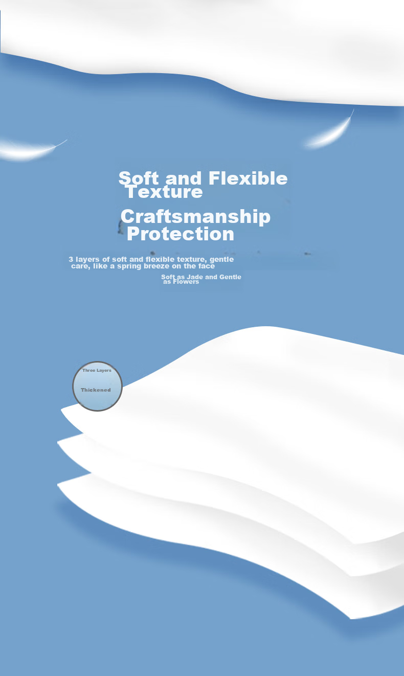 Бумажные полотенца Qingfeng, 3 слоя, 130 листов*24 упаковки, для детей, салфетки, бытовые полотенца, целая коробка BR15SFY
