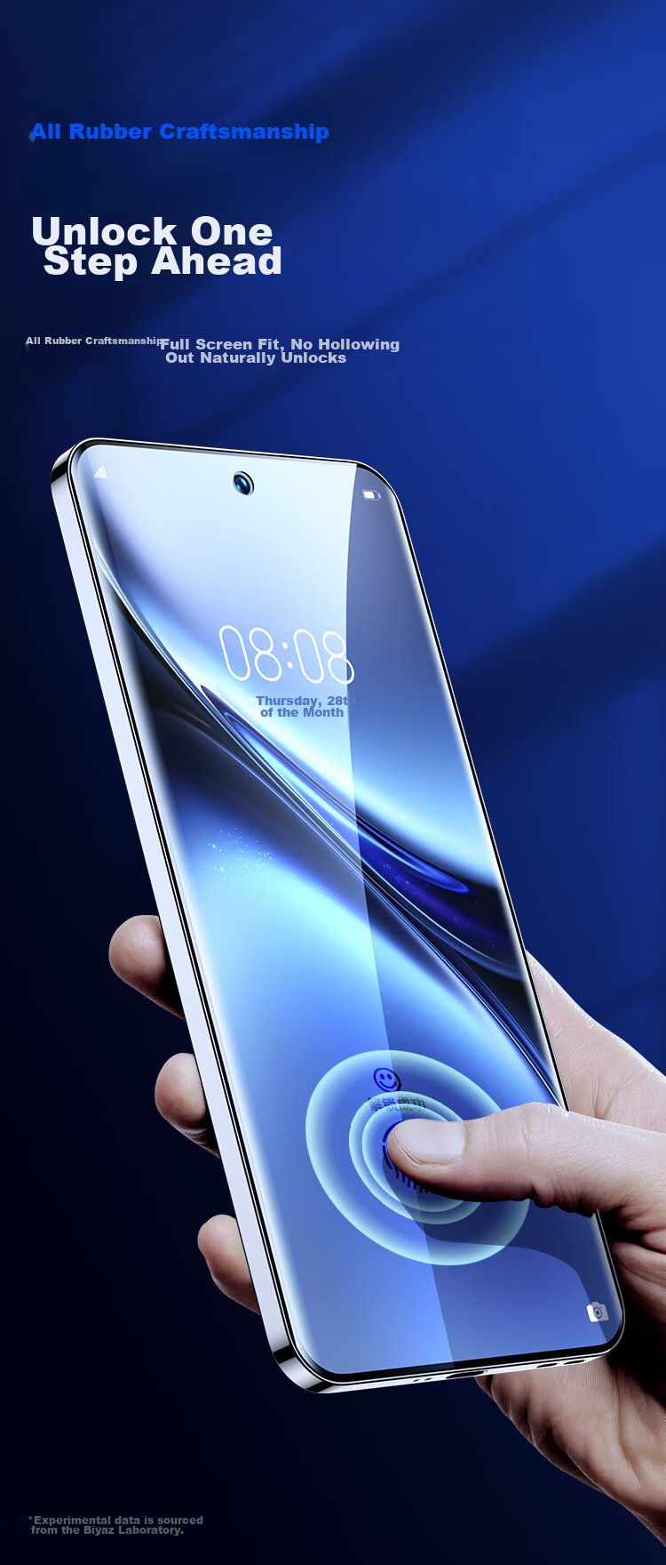 Защитная гидрогелевая пленка BIAZE для Vivo X200 / X200 Pro, полноэкранная, противоударная, антибликовая, 2 шт.