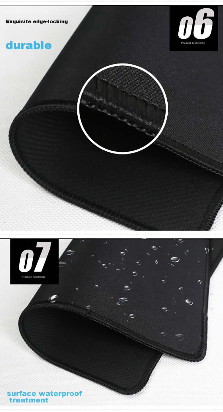Коврик для мыши Lingshe P01, 26x21 см, черный, 10 шт. в упаковке