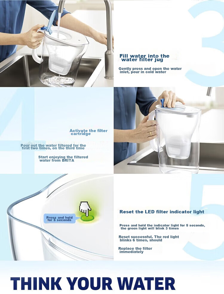 Фильтр-кувшин Brita Style XL, 3.5 л, зеленый, с 5 картриджами