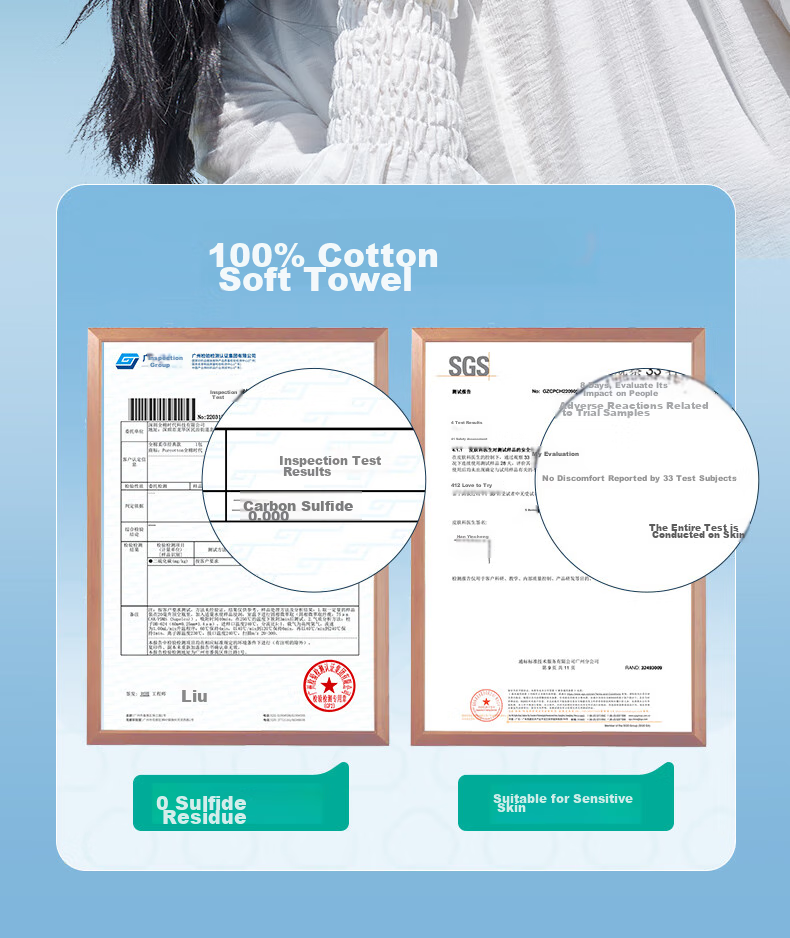 PurCotton (100% хлопок) утолщенные салфетки для лица, 20 шт. в упаковке, одноразовые, 20x20 см