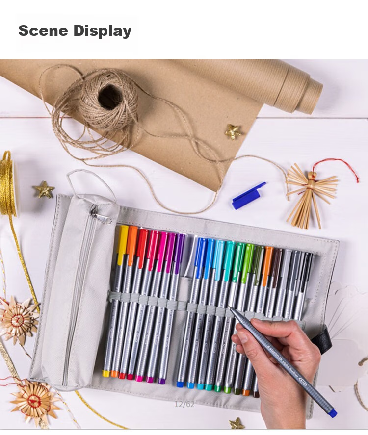 Набор маркеров STAEDTLER 334-9, 0.3 мм, водорастворимые, быстросохнущие, художественные, черные, 5 шт.