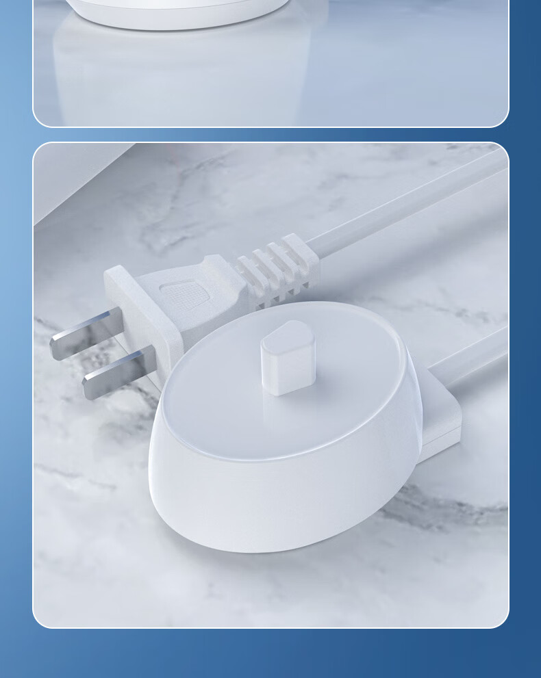 Зарядное устройство для электрической зубной щетки Shishan, совместимое с Oral-B Braun D12/D16/D100/3709/PRO600/PRO700/PRO1000/PRO2000/PRO3000, белое