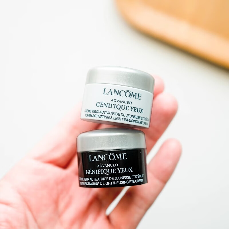 兰蔻（LANCOME）小黑瓶肌底精华发光眼霜5ml*3 呵护眼周中小样