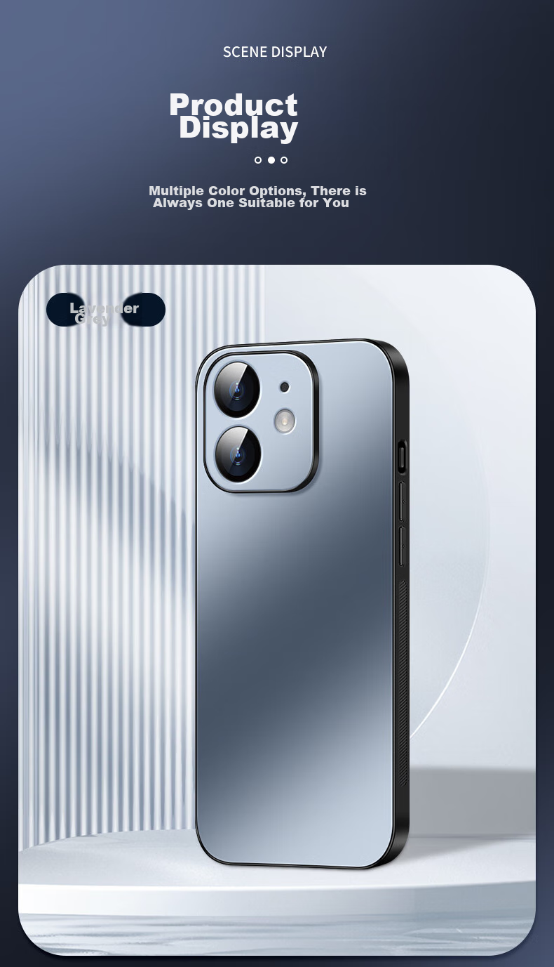 Чехол для iPhone 11 Shangsu AG Frosted, черный, деловой стиль, противоударный