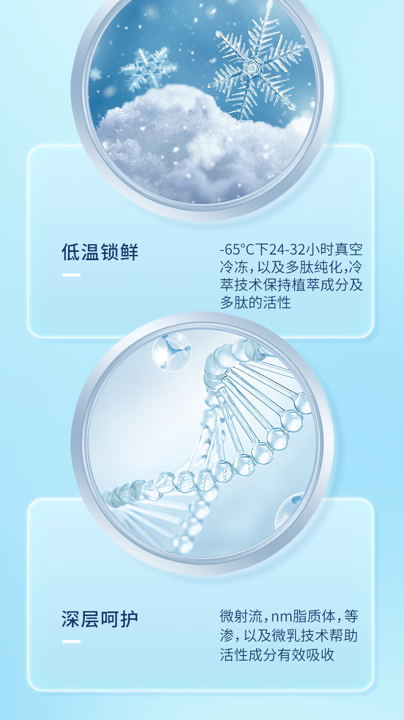 修正烟酰胺寡肽冻干粉祛痘修护红血丝提拉紧致肌肤精华液套盒男女 3对