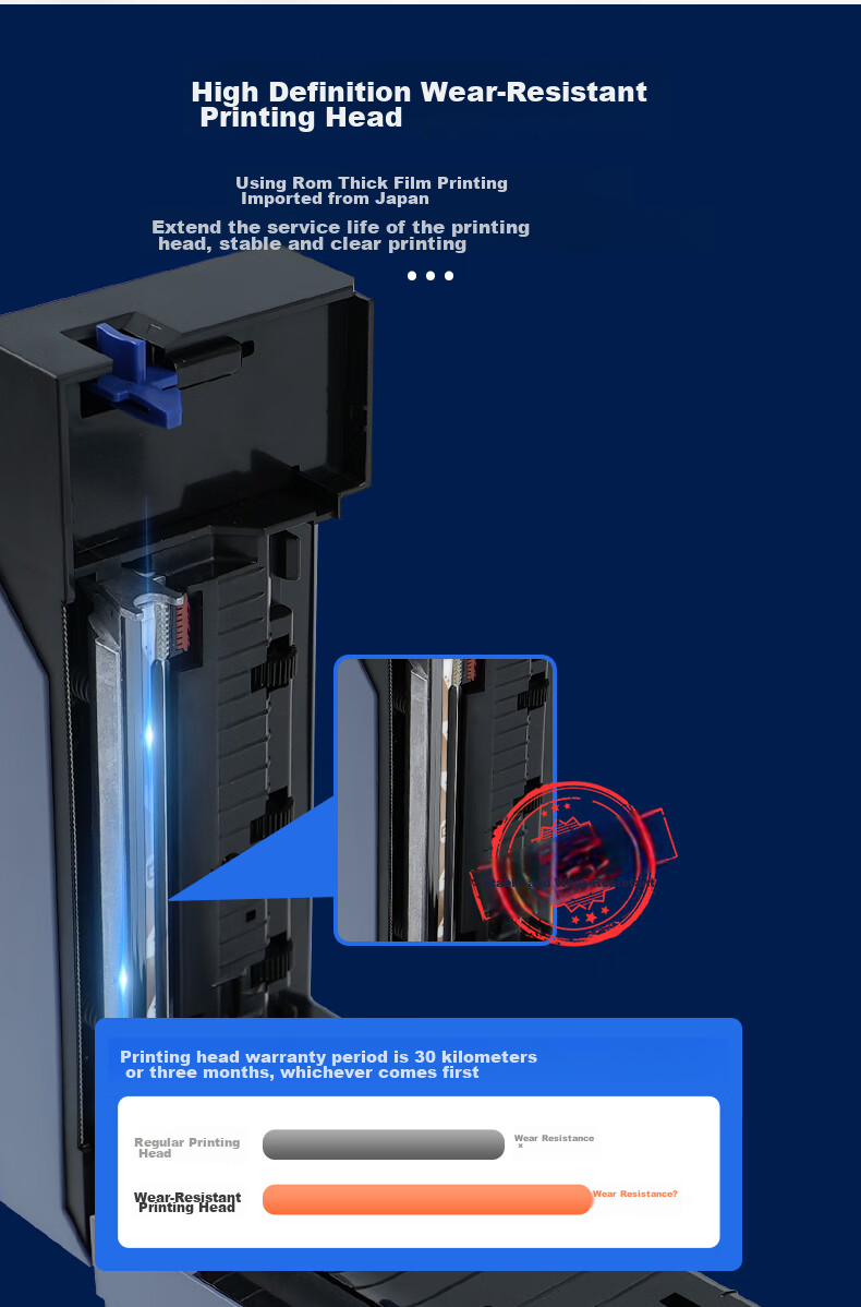 Термопринтер этикеток QIRUI QR-588BT, Bluetooth, 108 мм, для интернет-магазинов, логистики, для печати наклеек