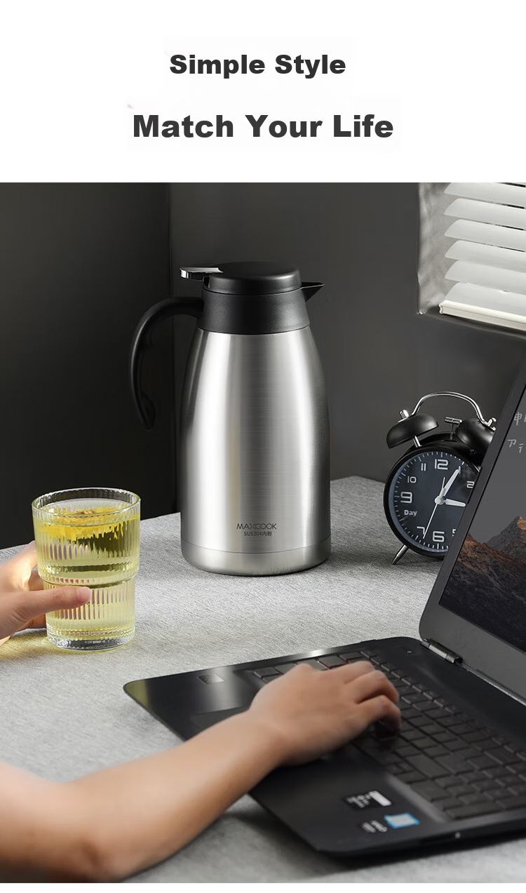 Термос MAXCOOK MCH1060, 2 л, серебристый