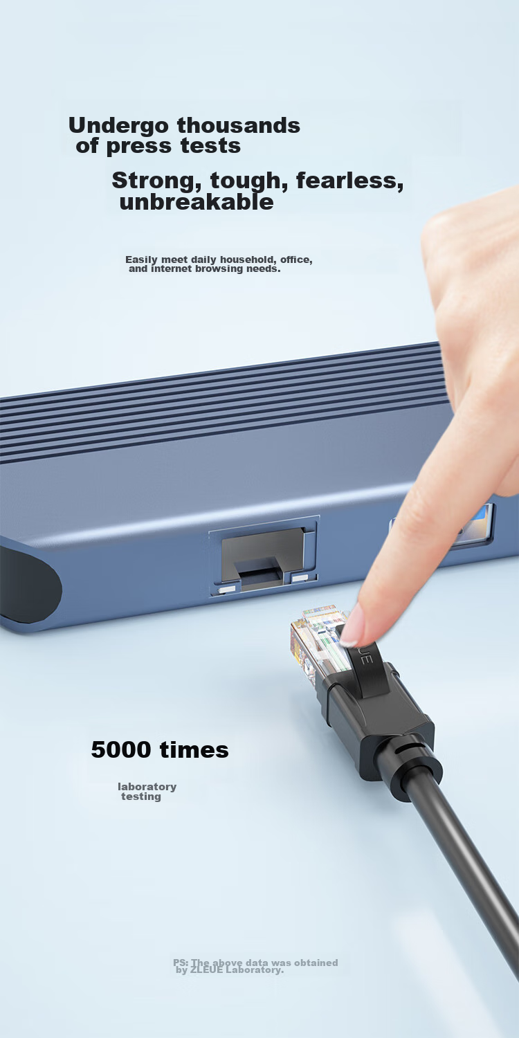 Сетевой кабель ZLEUE CAT5e Gigabit Ethernet, 2 метра, черный