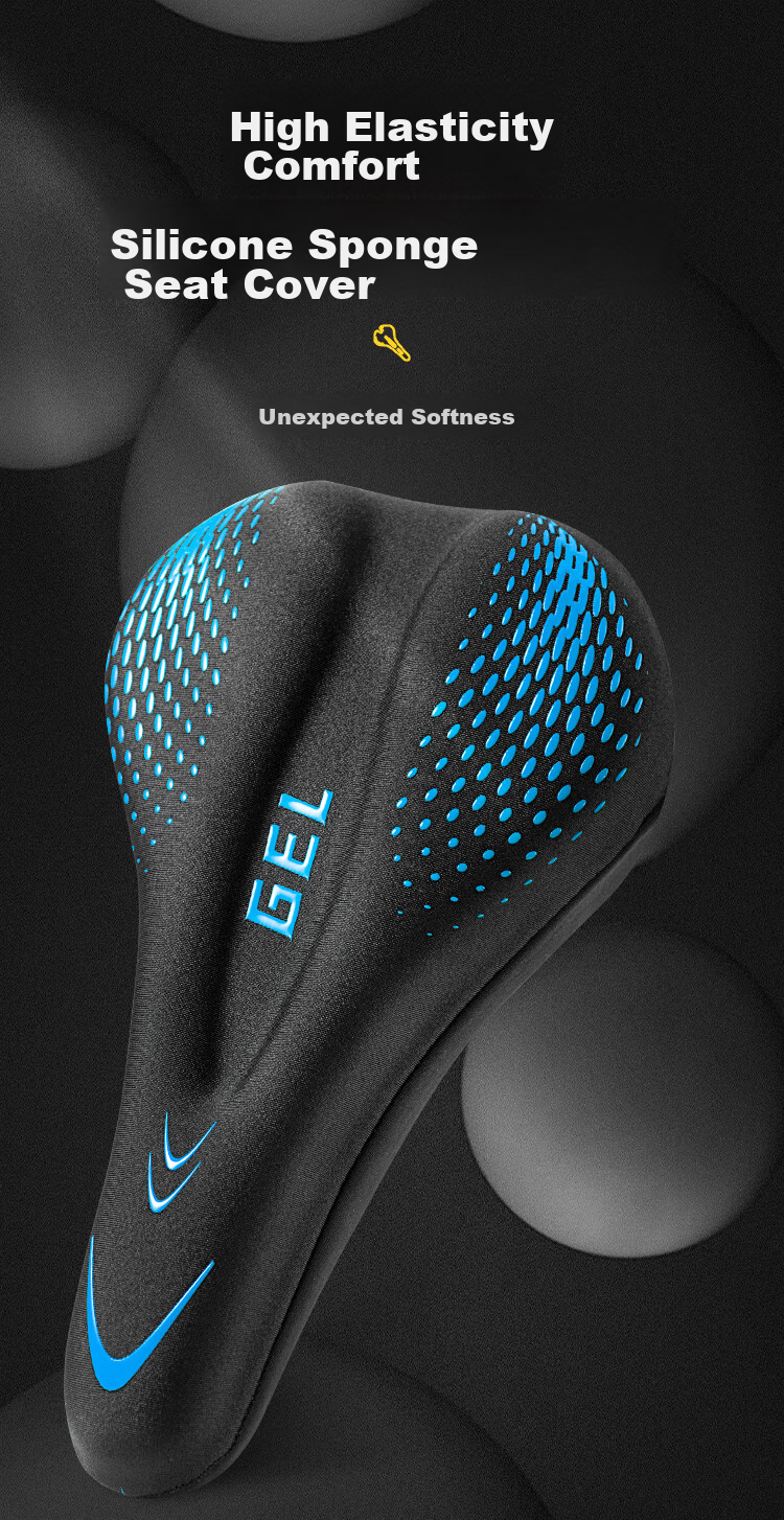 Чехол на велосипедное сиденье Move Iron, утолщенный, с гелевой набивкой, универсальный для горных и шоссейных велосипедов, красный