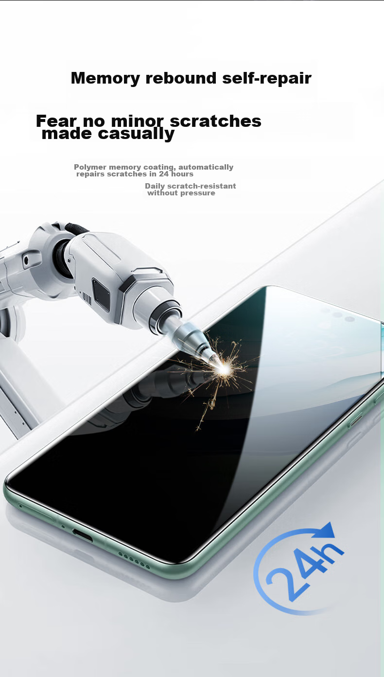 Защитная пленка для экрана DIVI для Huawei Mate 60 Pro/Pro+/RS, микрокристаллическая, антиотпечатки, не закаленное стекло, противоударная, без пыли