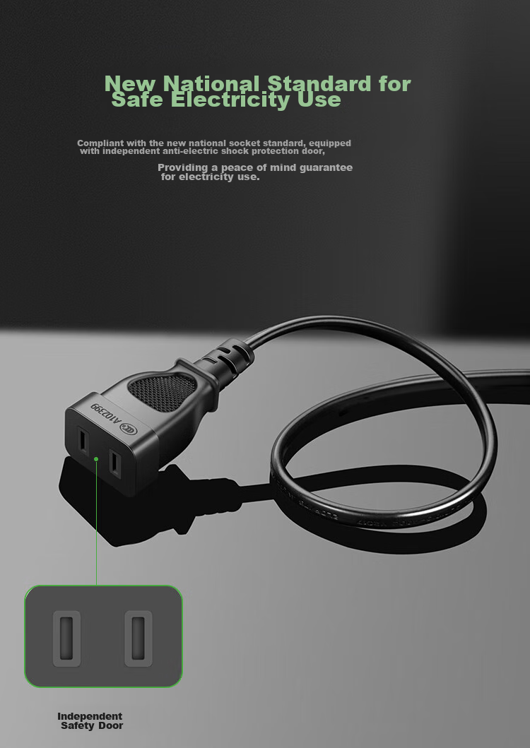 Кабель CABLE CREATION DZ134, 1 м, черный, угловой штекер, двухжильный, 10А, медь, для электромобилей, вентиляторов, адаптеров