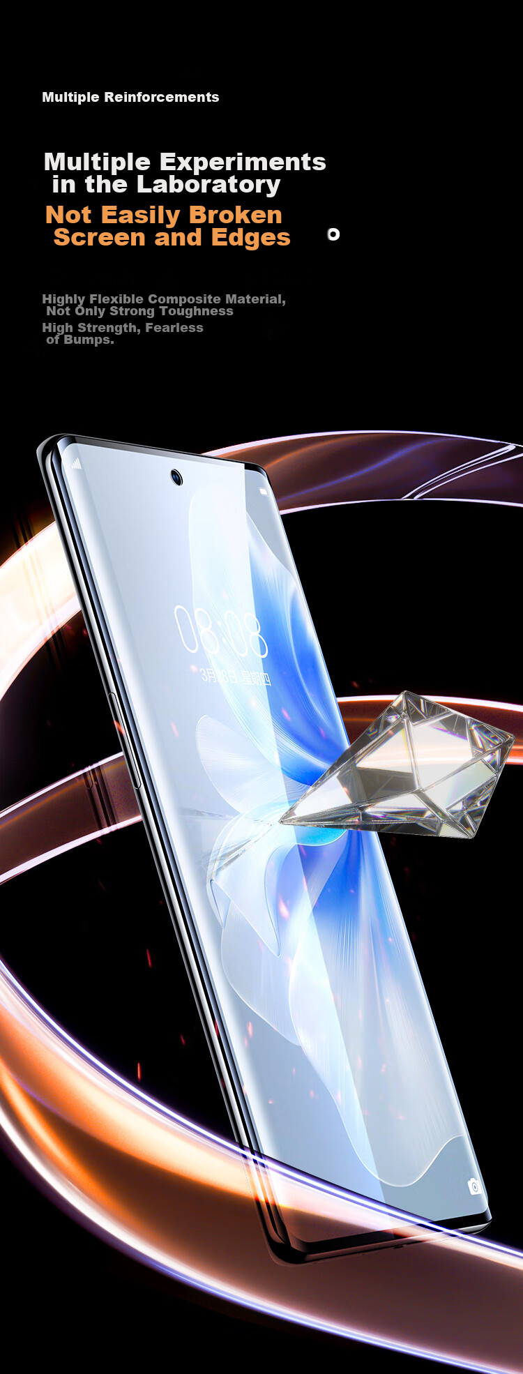 Защитная гидрогелевая пленка BIAZE для Vivo S19 Pro, S18, S17, S16, ультратонкая, противоударная, антиотпечатки