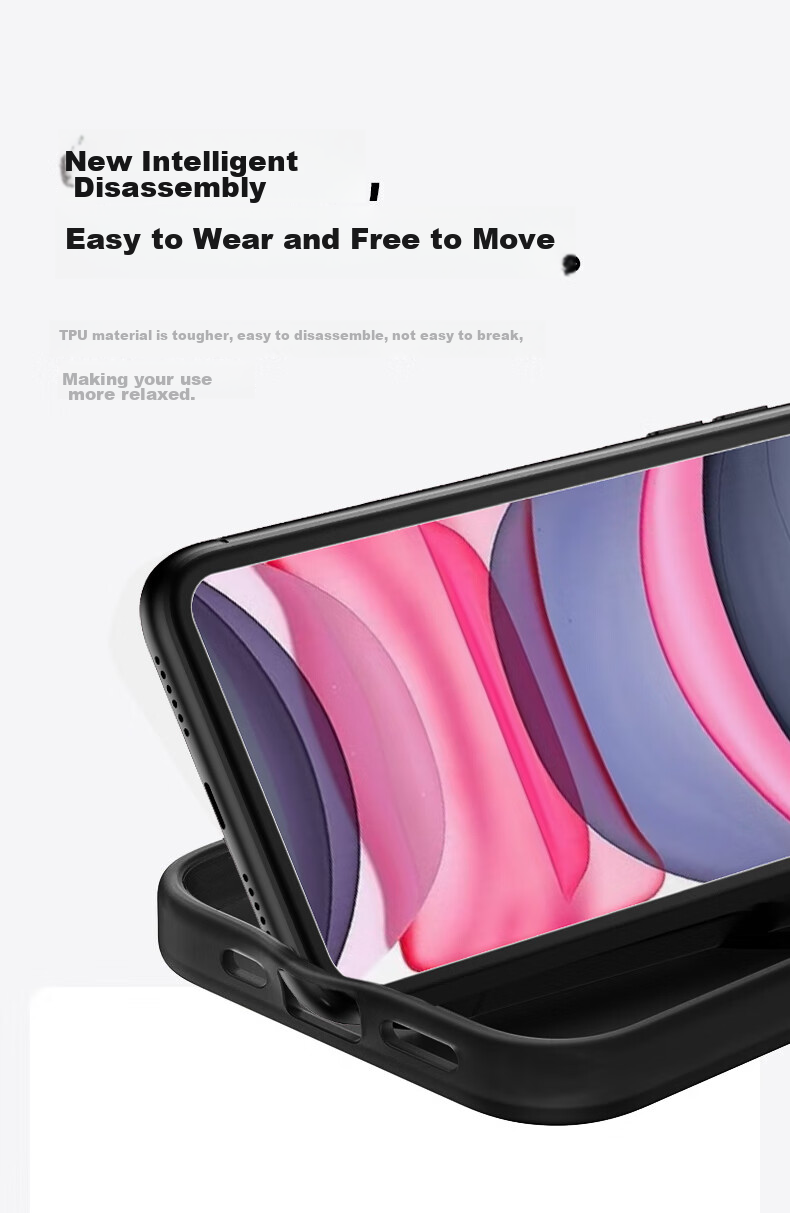 Чехол KEKLLE для iPhone 11, магнитный, с беспроводной зарядкой, противоударный, синий