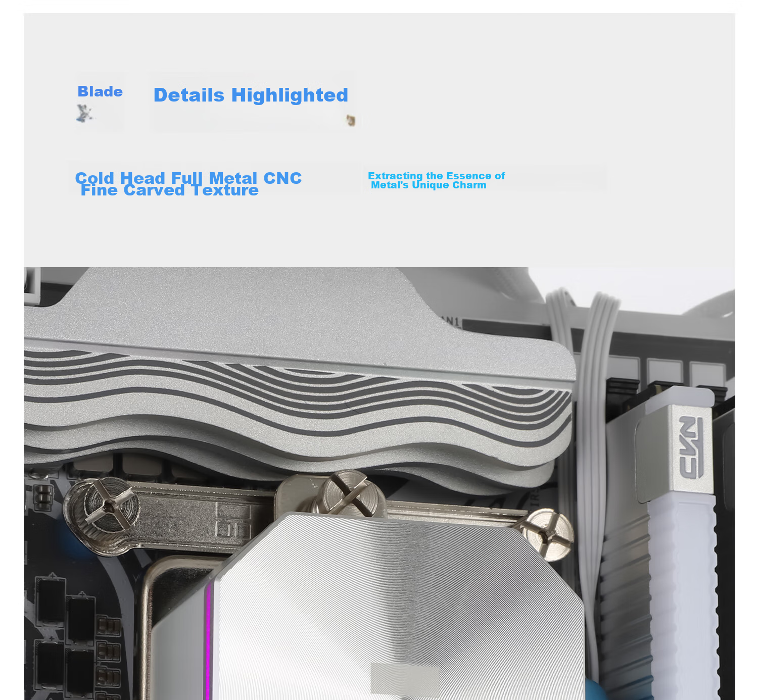 Система охлаждения Thermalright Frozen Edge 360 WHITE, жидкостная, ARGB, 360мм