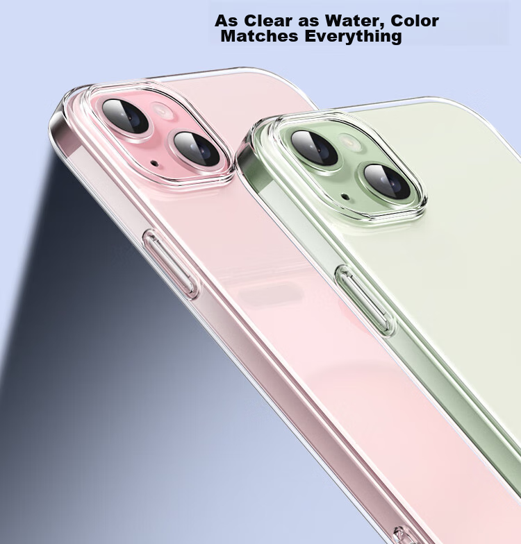 Прозрачный чехол для iPhone 15 Plus
