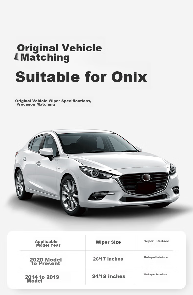 Комплект стеклоочистителей Goodyear для Mazda 3 Axela 2020-2025, бескаркасные, 2 шт., 17 и 26 дюймов