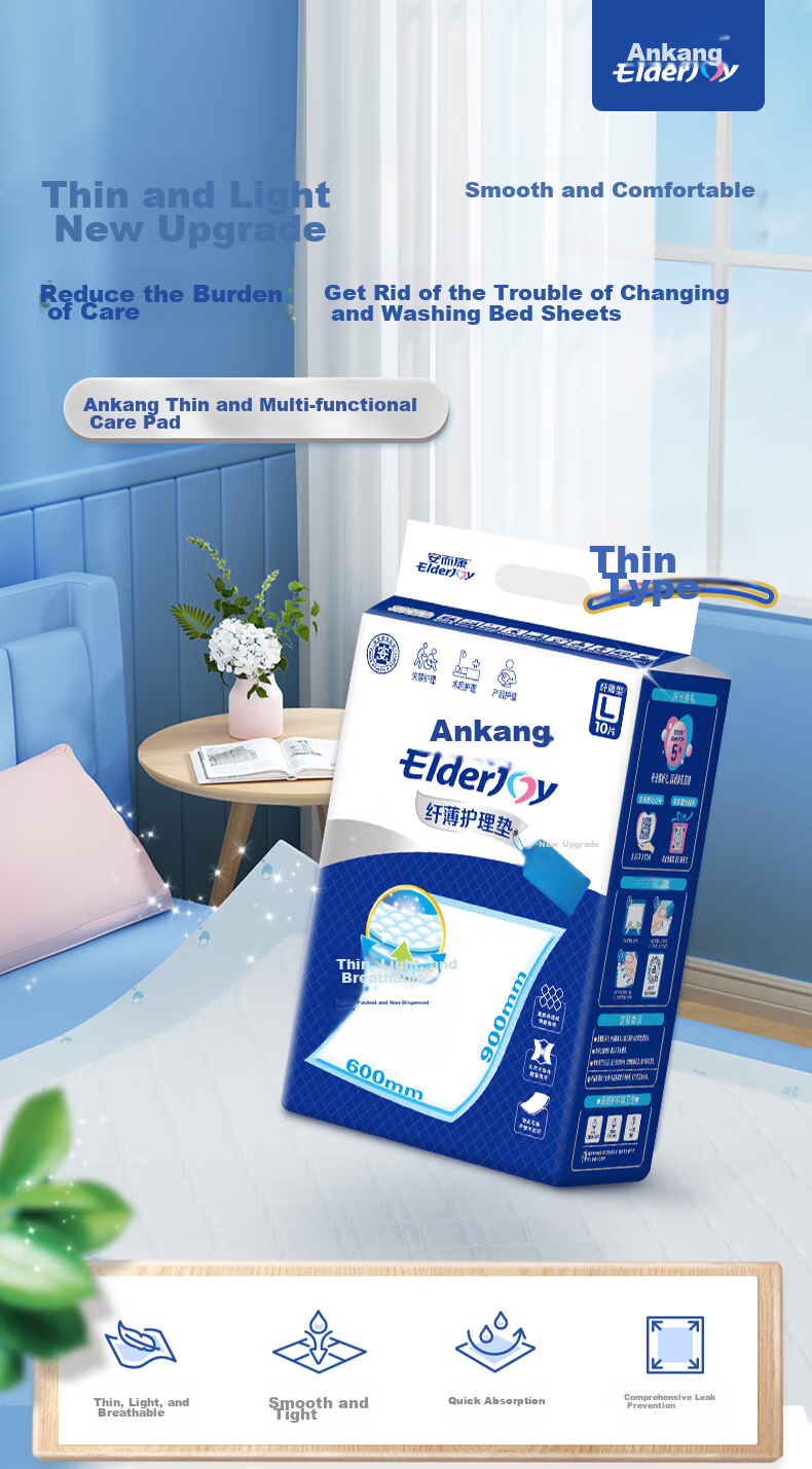 Впитывающие пеленки Elderjoy, размер L, 10 шт., 60*90 см, для ухода за лежачими больными, послеродового периода, детей и взрослых