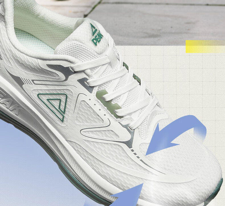 Женские кроссовки PEAK Taiji 24-Hour Running Shoes, дышащие, легкие, повседневные, спортивные кроссовки DH420018