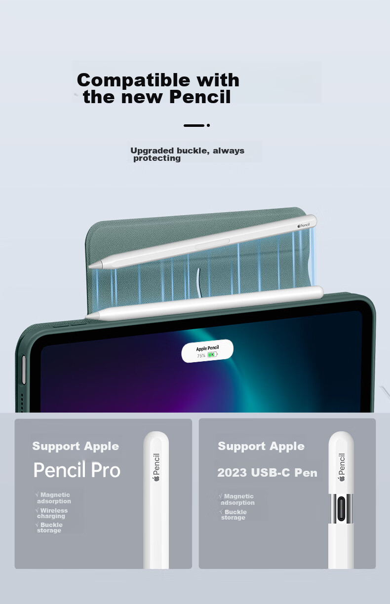 Защитный чехол ESR для iPad Air 7/6/5/4, 11-дюймовый M3, 10.9-дюймовый Apple Tablet, съемный, вращающийся, полноразмерный, противоударный, синий