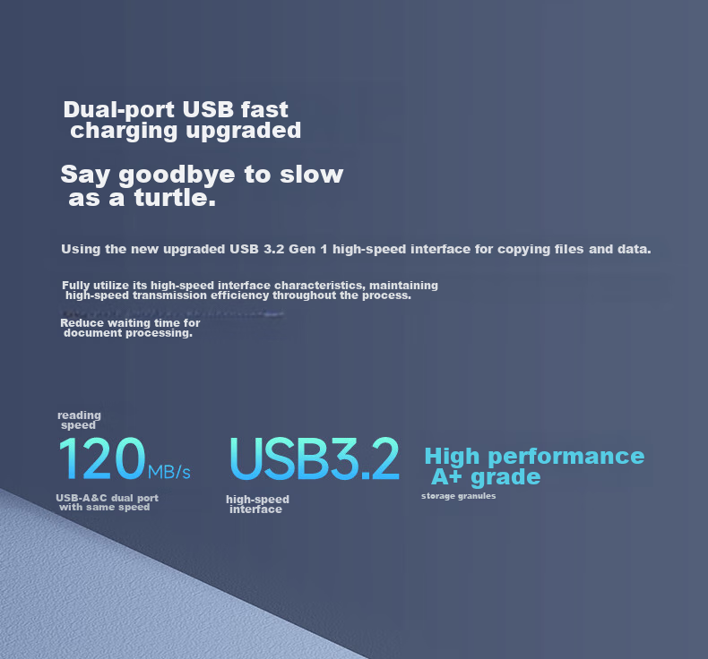 USB-флеш-накопитель Aigo U353 Type-C, 64 ГБ, USB 3.2, 150 МБ/с