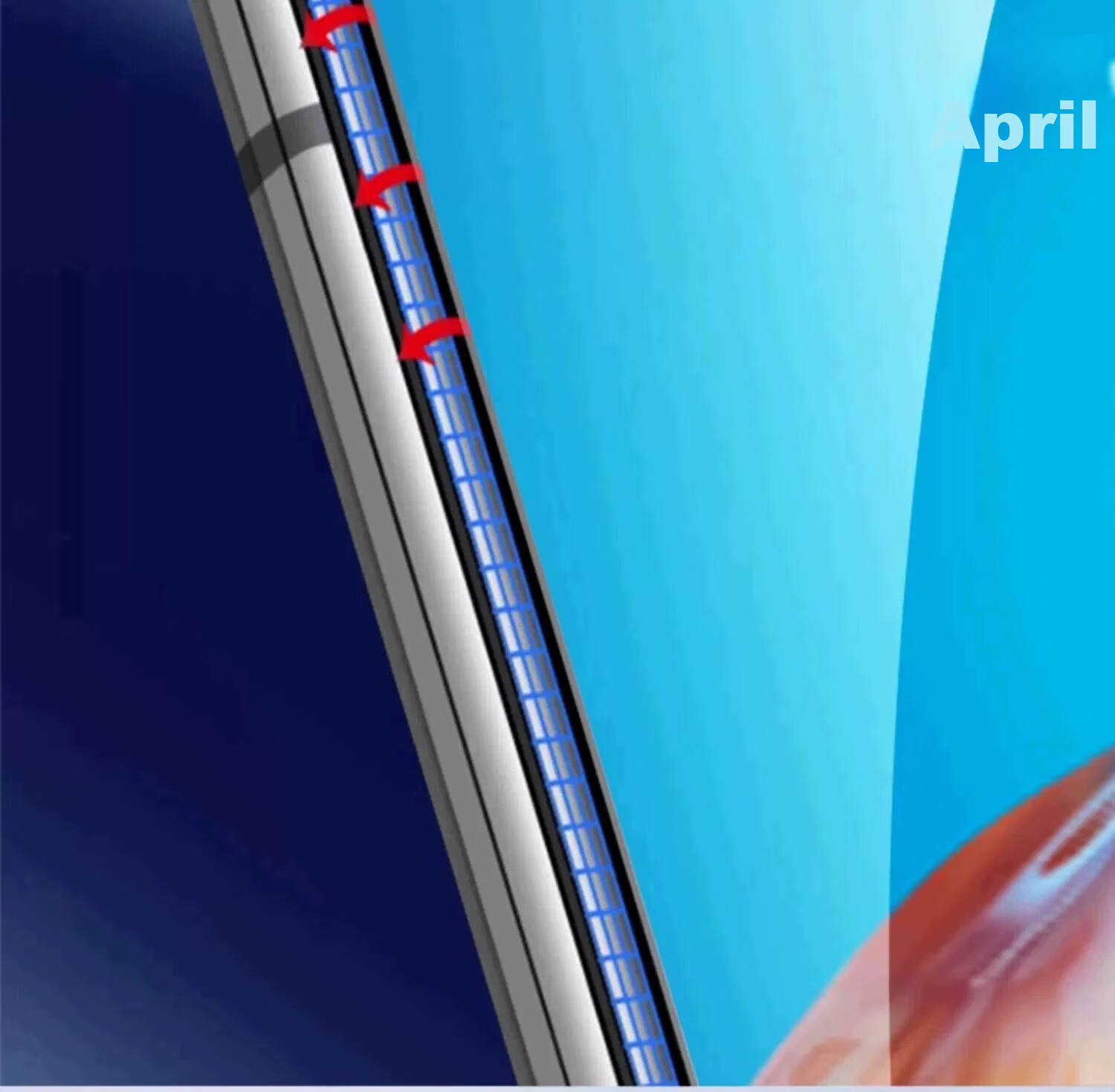 Защитная пленка DIVI [28° True Privacy] для Huawei P60, антибликовая, гидрогелевая, полноэкранная, противоударная, устойчивая к царапинам