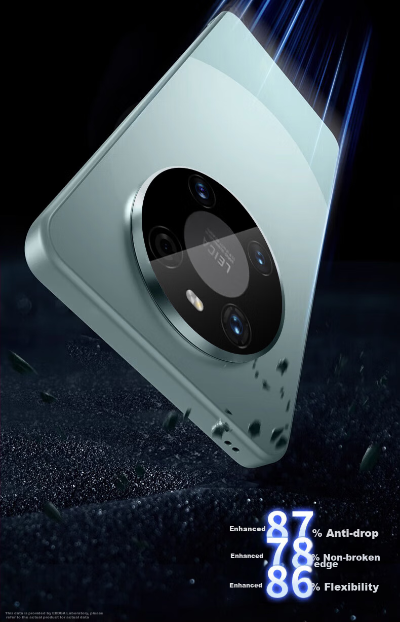 Чехол KEKLLE для Huawei Mate 40 Pro, противоударный, с защитой камеры, черный