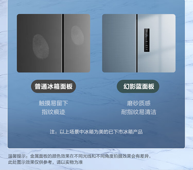 美的(Midea)【果润精储】472升变频一级能效十字双开门家用冰箱智能家电风冷无霜BCD-472WSPZM(E)