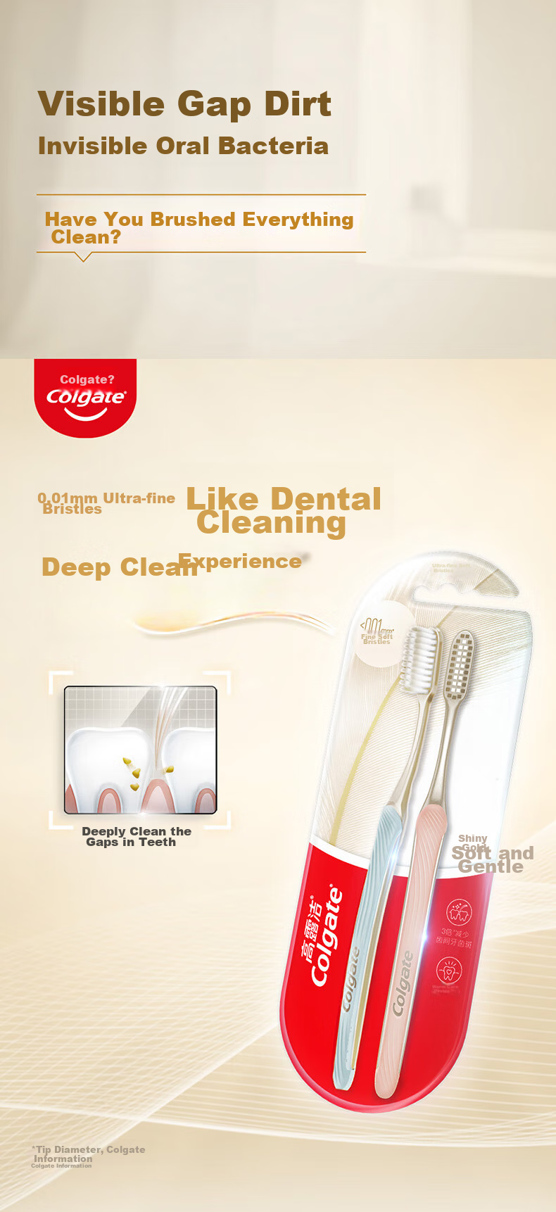 Зубная щетка Colgate мягкая