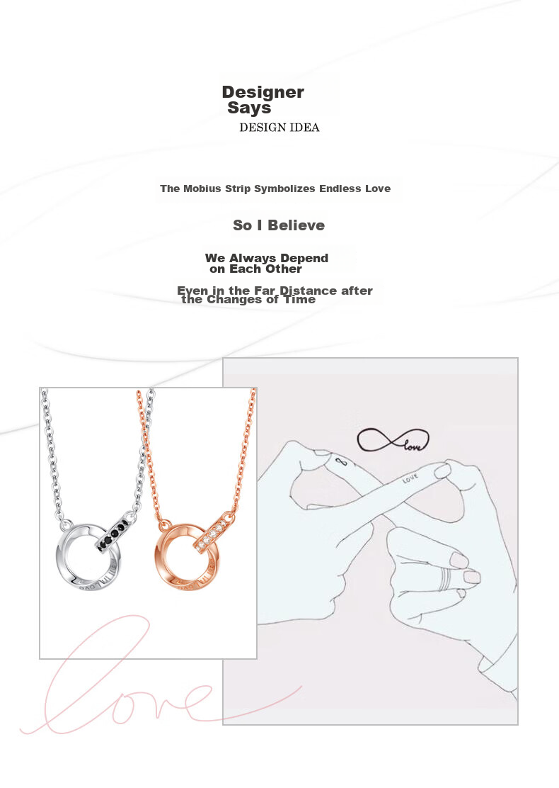 Серебряное колье Grace Girl