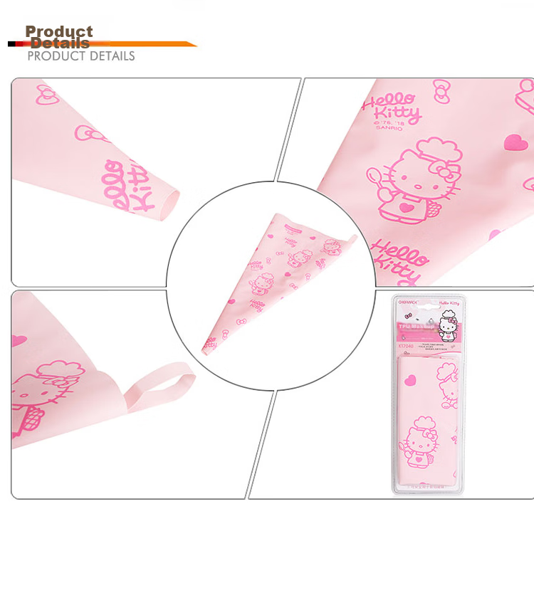 Кондитерский мешок Xuechu Hello Kitty, многоразовый, для крема и выпечки, KT7040